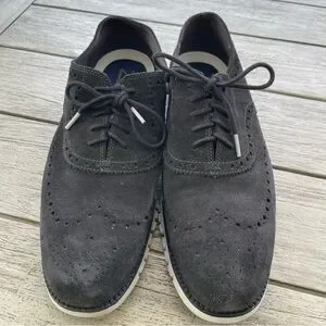 Cole Haan Zerogrand Black Suede Leather Oxford Shoes Mens Size 11 Cole Haan Men main image 3